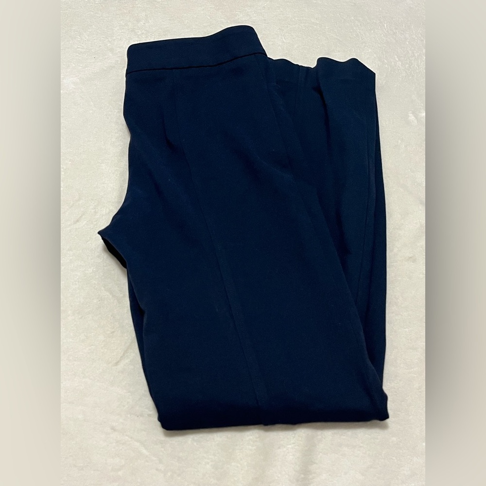 Escada High Waisted Navy Trousers